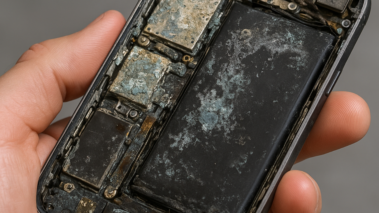 Jak rozpoznać używany sprzęt Apple po zalaniu